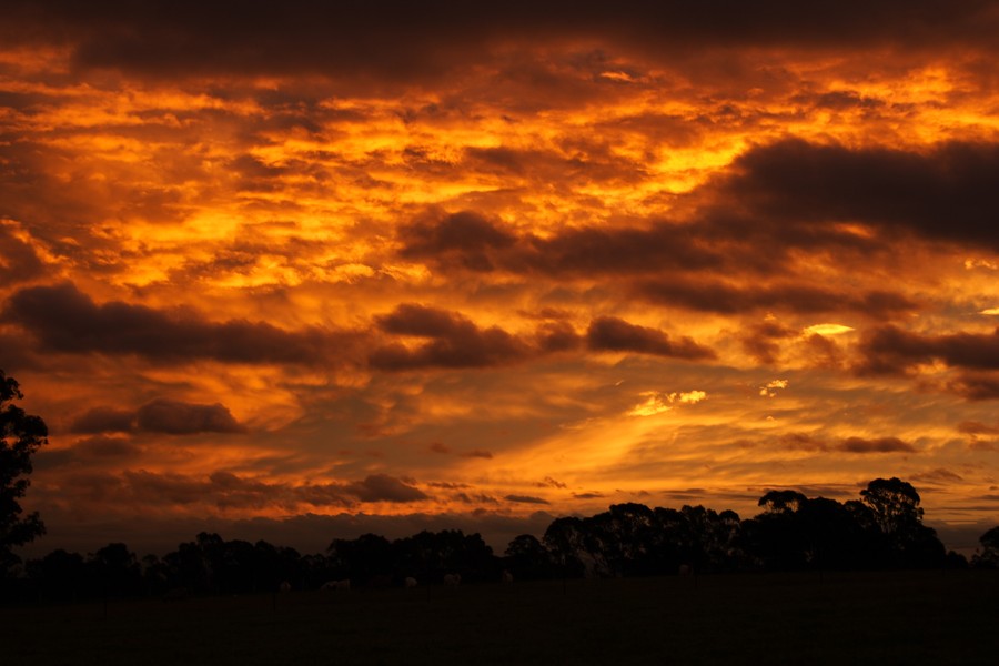 sunset sunset_pictures : Schofields, NSW   15 June 2007