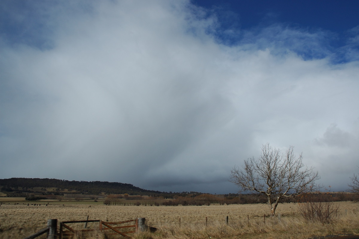 anvil thunderstorm_anvils : near Glen Innes, NSW   8 July 2007