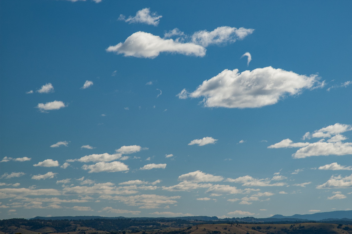 cumulus humilis : McLeans Ridges, NSW   18 July 2007