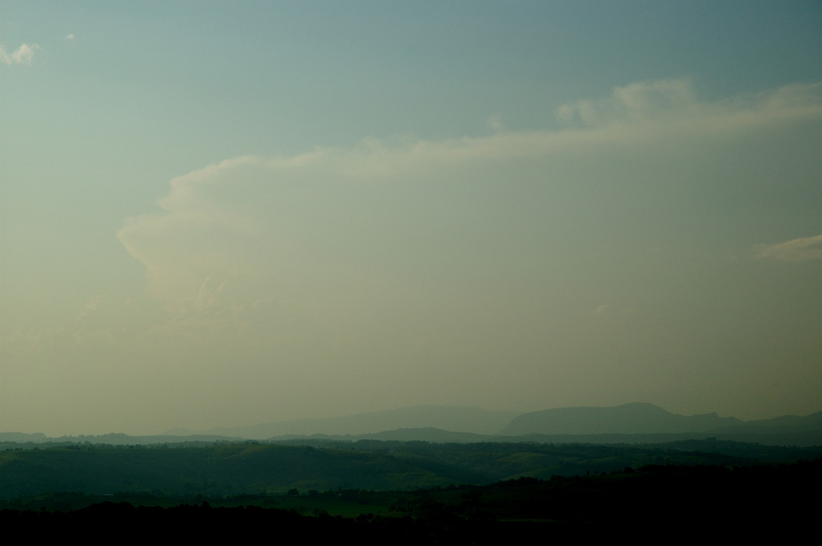 thunderstorm cumulonimbus_incus : McLeans Ridges, NSW   27 September 2007