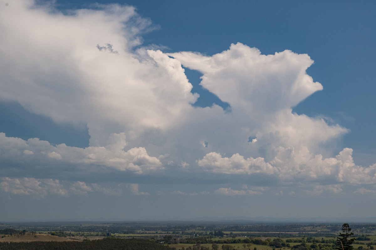 anvil thunderstorm_anvils : Tregeagle, NSW   6 October 2007