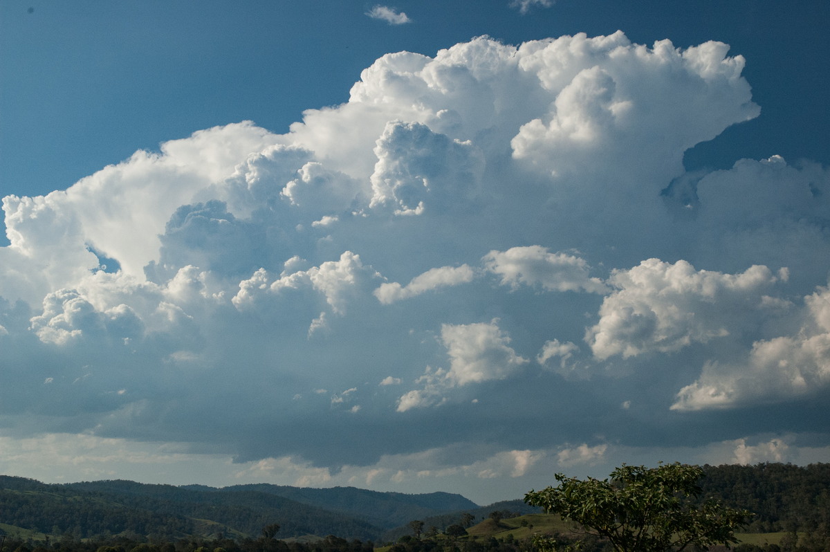 thunderstorm cumulonimbus_incus : Border Ranges, NSW   6 October 2007