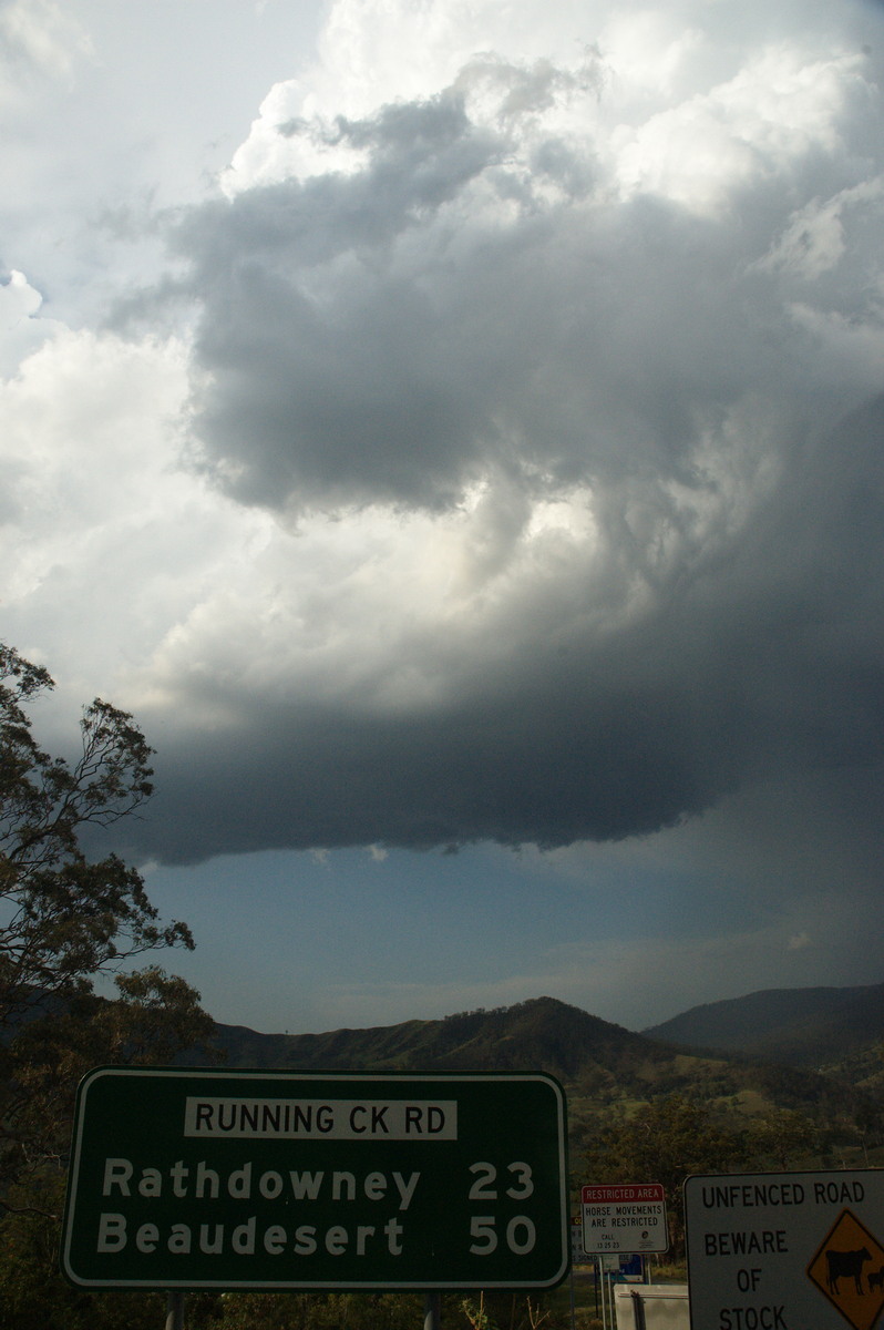 updraft thunderstorm_updrafts : Border Ranges, NSW   6 October 2007