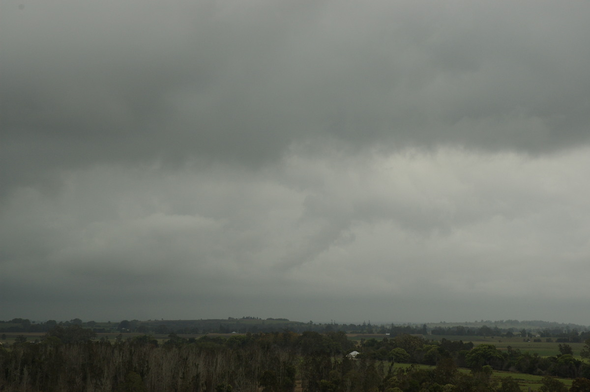 cumulonimbus thunderstorm_base : near Coraki, NSW   8 October 2007