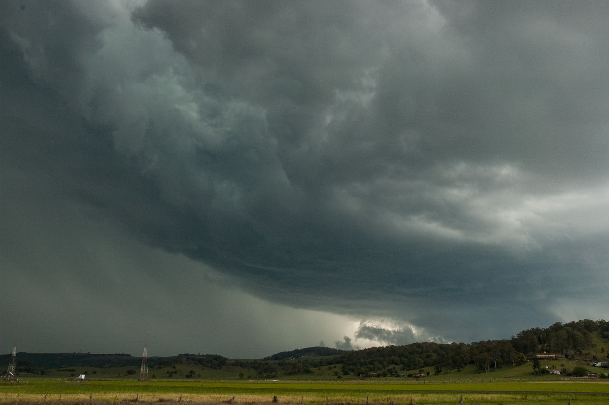 cumulonimbus supercell_thunderstorm : South Lismore, NSW   9 October 2007