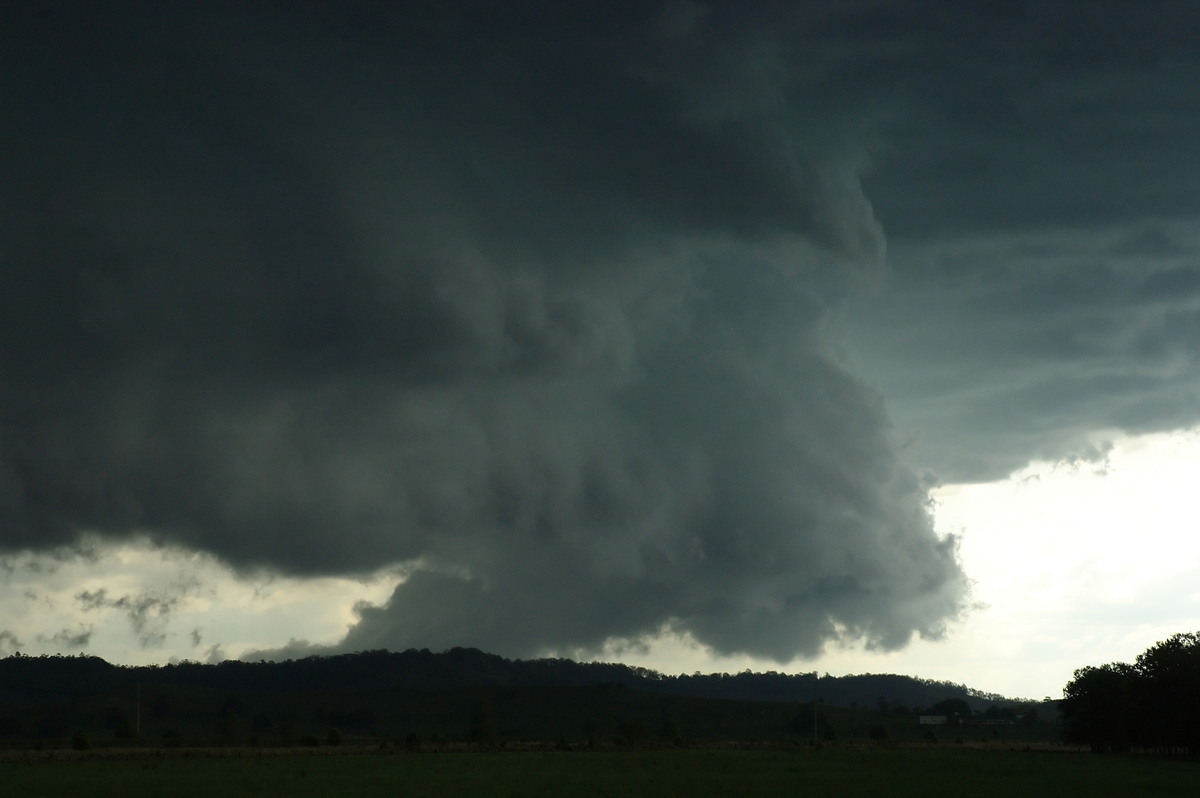 cumulonimbus supercell_thunderstorm : South Lismore, NSW   9 October 2007