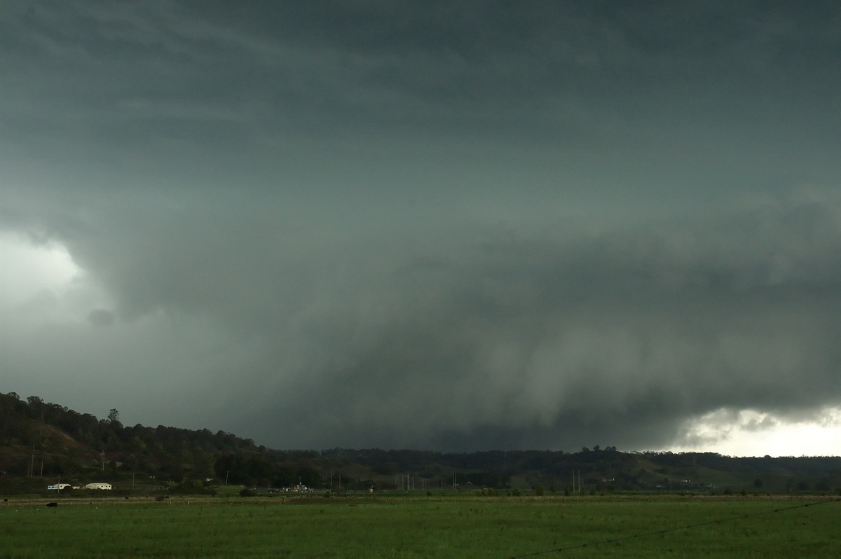 cumulonimbus supercell_thunderstorm : South Lismore, NSW   9 October 2007