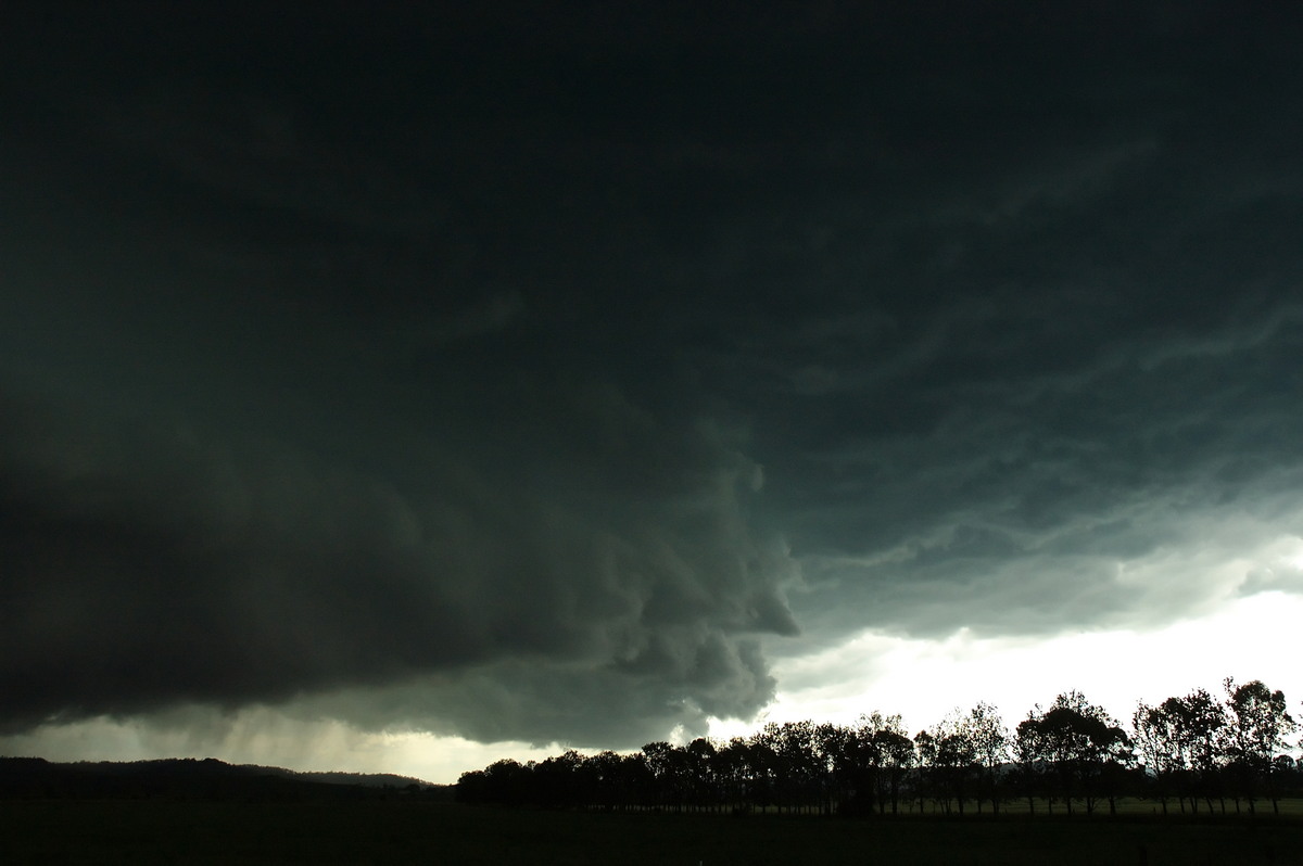 cumulonimbus supercell_thunderstorm : South Lismore, NSW   9 October 2007