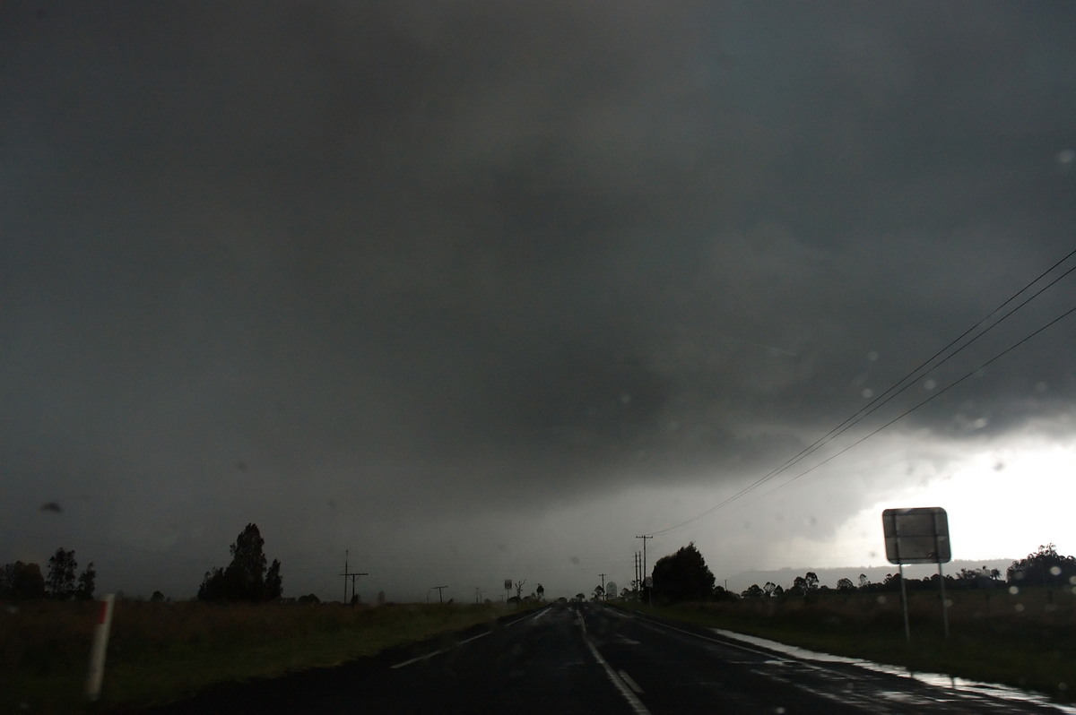 cumulonimbus thunderstorm_base : South Lismore, NSW   9 October 2007