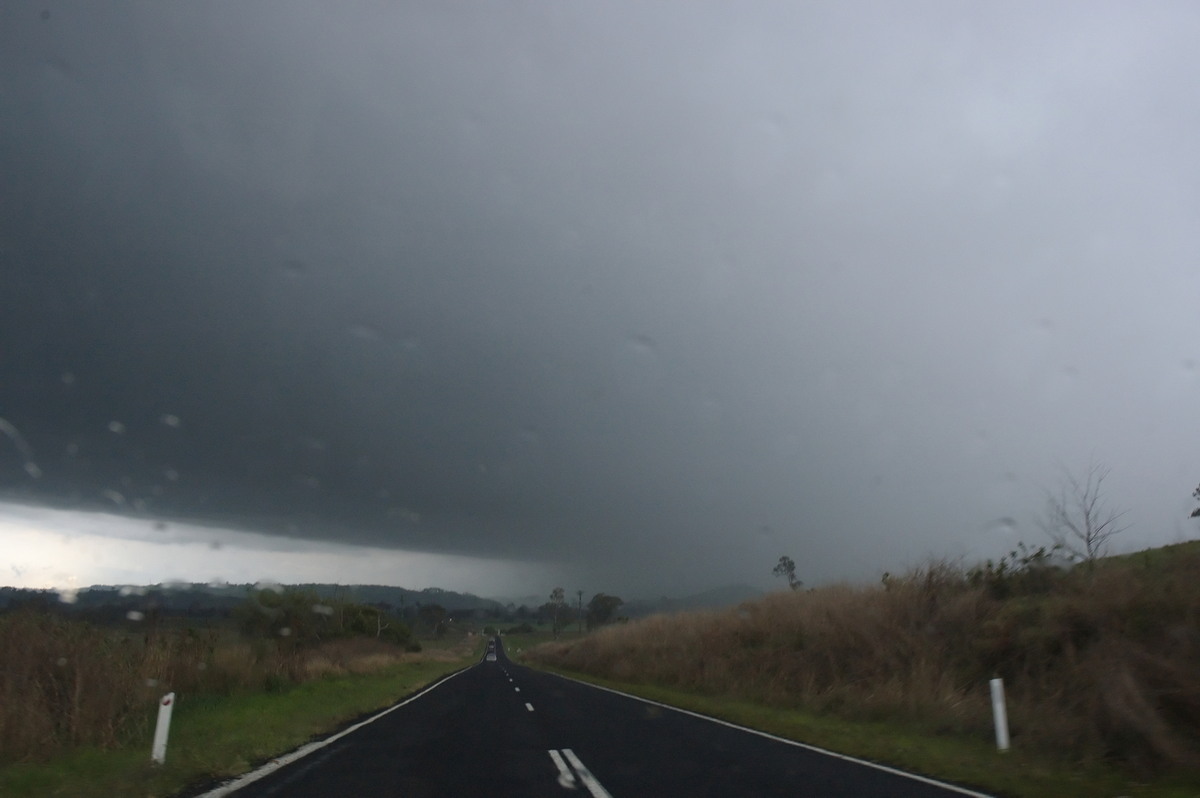 cumulonimbus thunderstorm_base : Tuncester, NSW   9 October 2007