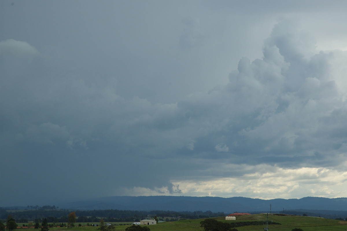 cumulonimbus thunderstorm_base : NW of Casino, NSW   11 October 2007