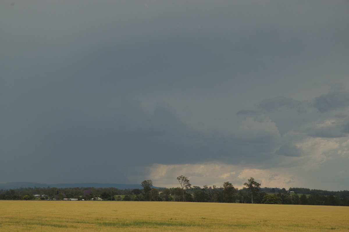 cumulonimbus thunderstorm_base : N of Casino, NSW   12 October 2007