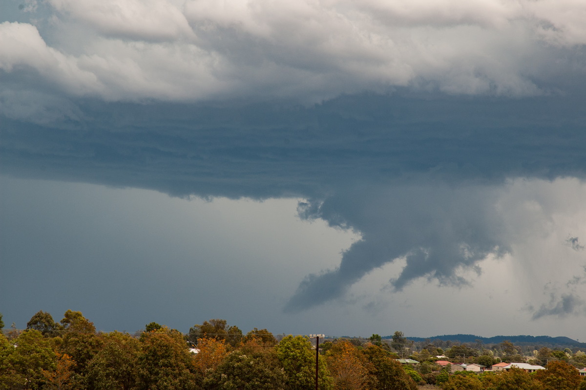 cumulonimbus supercell_thunderstorm : Casino, NSW   26 October 2007