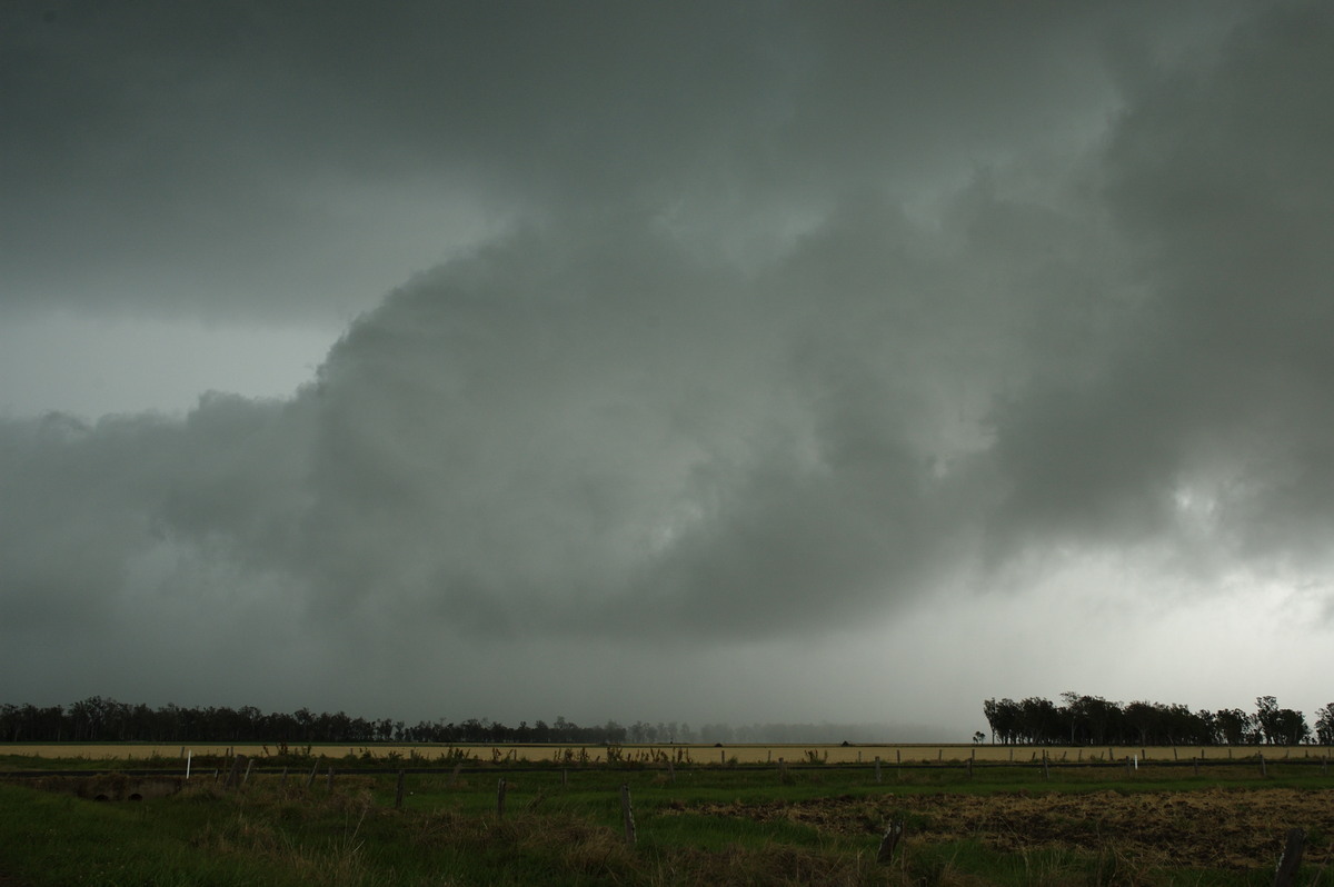 cumulonimbus supercell_thunderstorm : E of Casino, NSW   26 October 2007