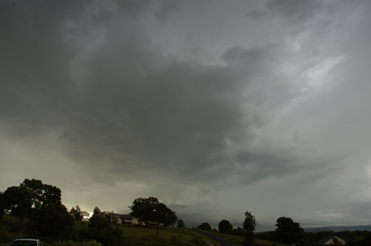 cumulonimbus thunderstorm_base : McLeans Ridges, NSW   26 October 2007