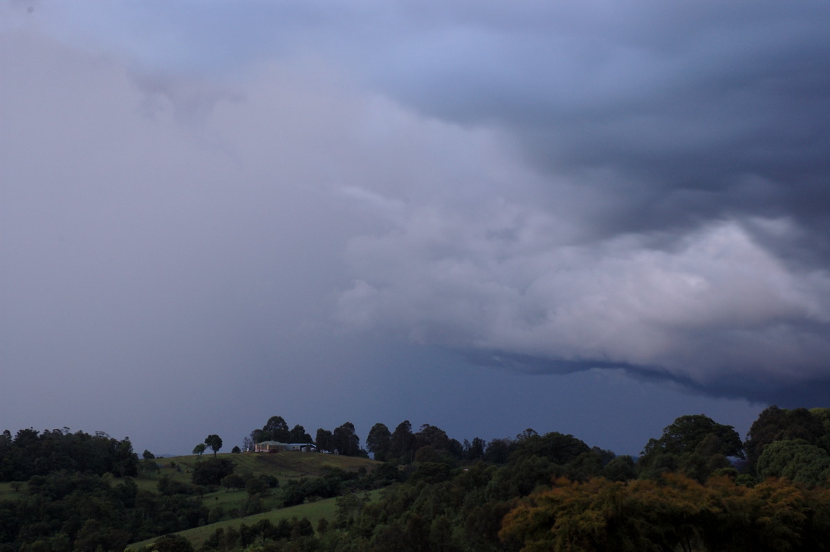 cumulonimbus thunderstorm_base : McLeans Ridges, NSW   26 October 2007