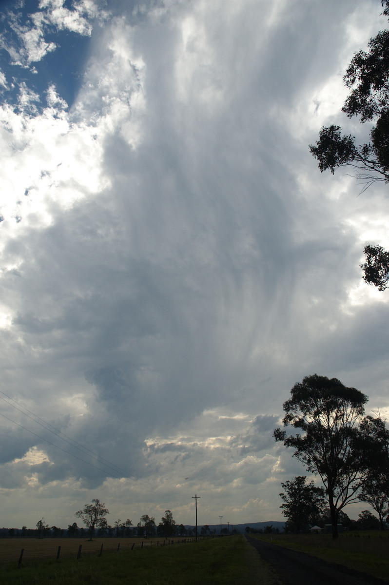 anvil thunderstorm_anvils : Shannon Brook, NSW   28 October 2007