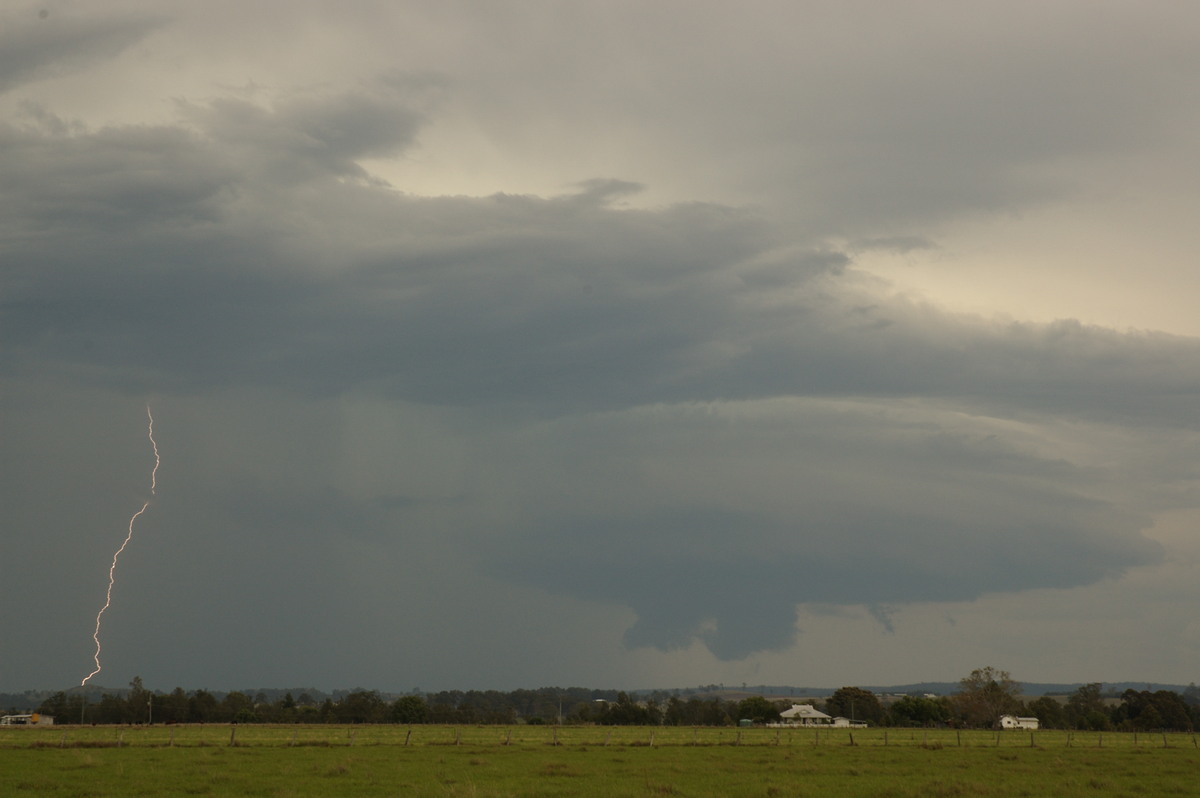 cumulonimbus thunderstorm_base : N of Casino, NSW   28 October 2007