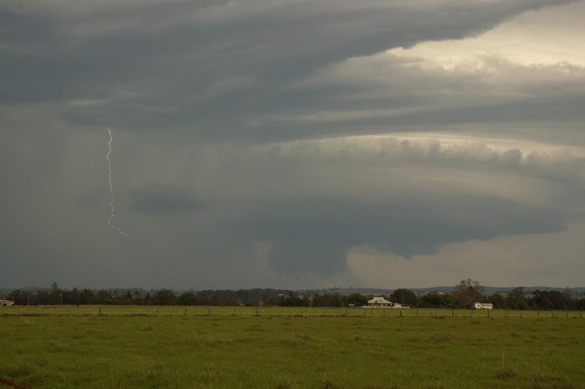 cumulonimbus thunderstorm_base : N of Casino, NSW   28 October 2007