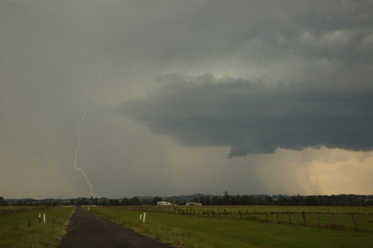 cumulonimbus thunderstorm_base : N of Casino, NSW   28 October 2007