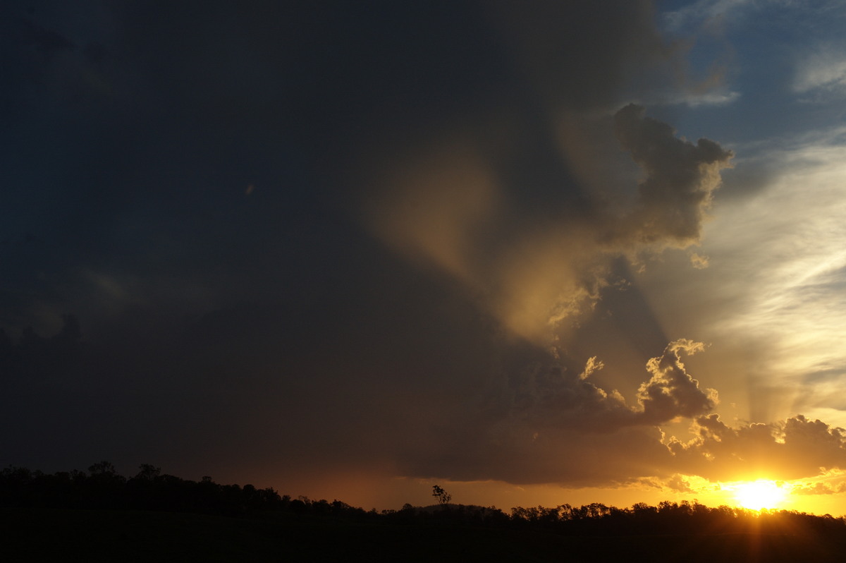 sunset sunset_pictures : W of Kyogle, NSW   30 October 2007