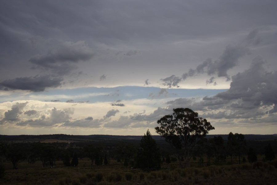 anvil thunderstorm_anvils : near Warialda, NSW   31 October 2007