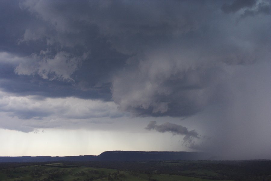 cumulonimbus thunderstorm_base : near Hartley, NSW   19 November 2007