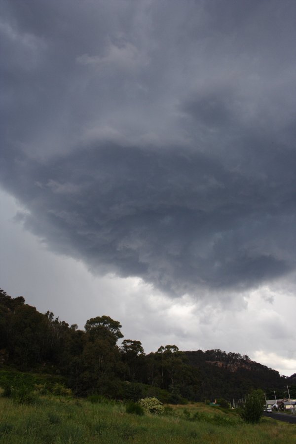 cumulonimbus thunderstorm_base : Lithgow, NSW   19 November 2007