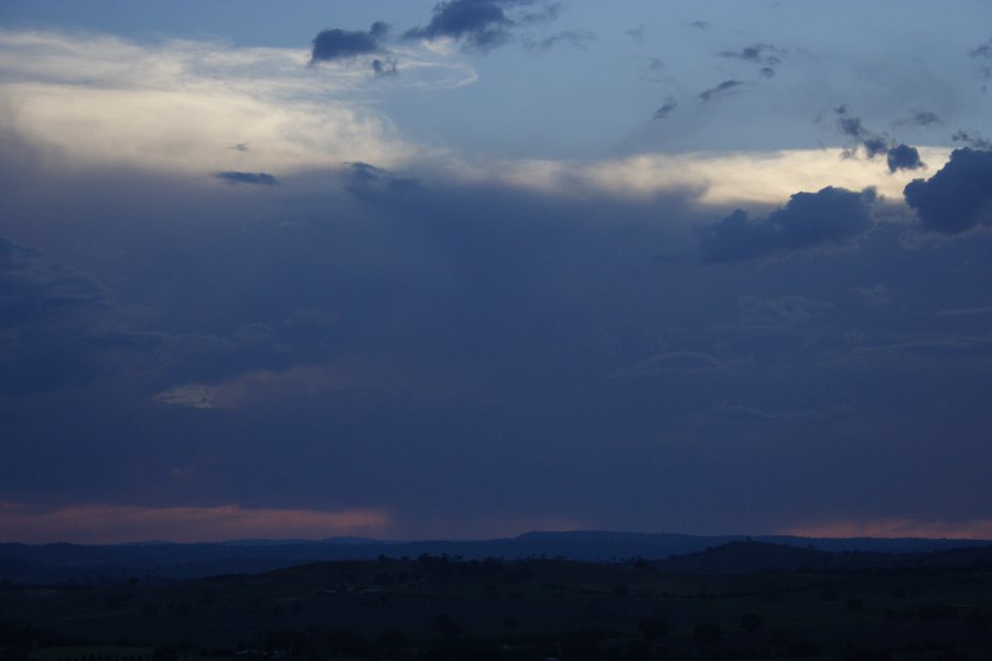 anvil thunderstorm_anvils : near Sofala, NSW   19 November 2007