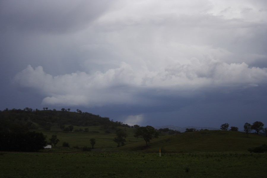 cumulonimbus thunderstorm_base : Barraba, NSW   22 November 2007