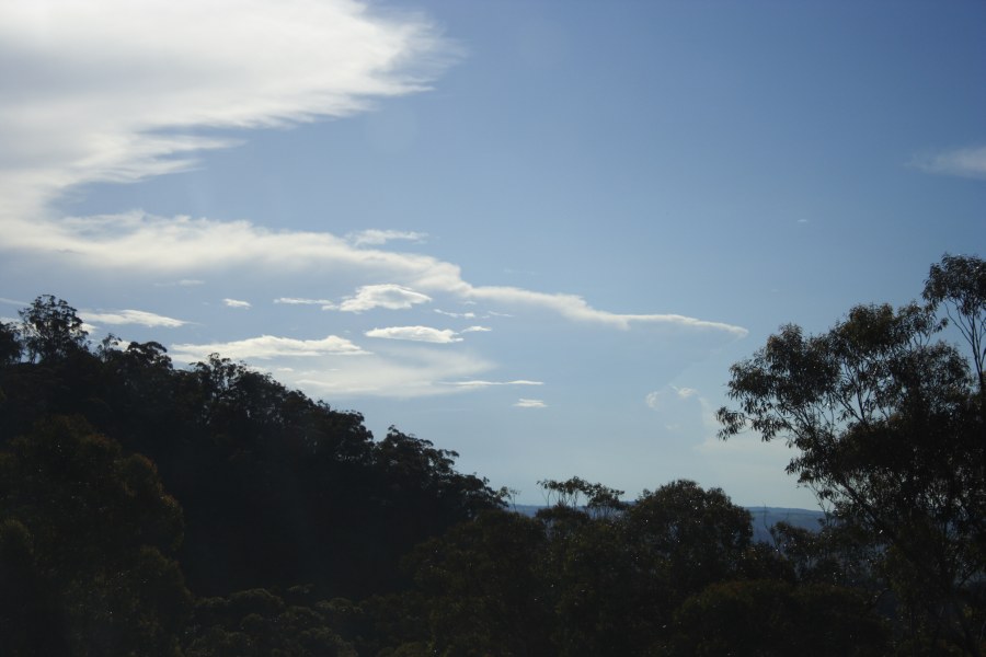 anvil thunderstorm_anvils : E of Bathurst, NSW   7 December 2007