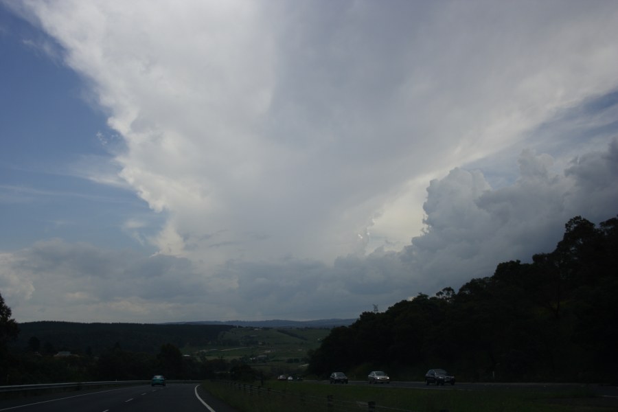 thunderstorm cumulonimbus_incus : near Lithgow, NSW   8 December 2007