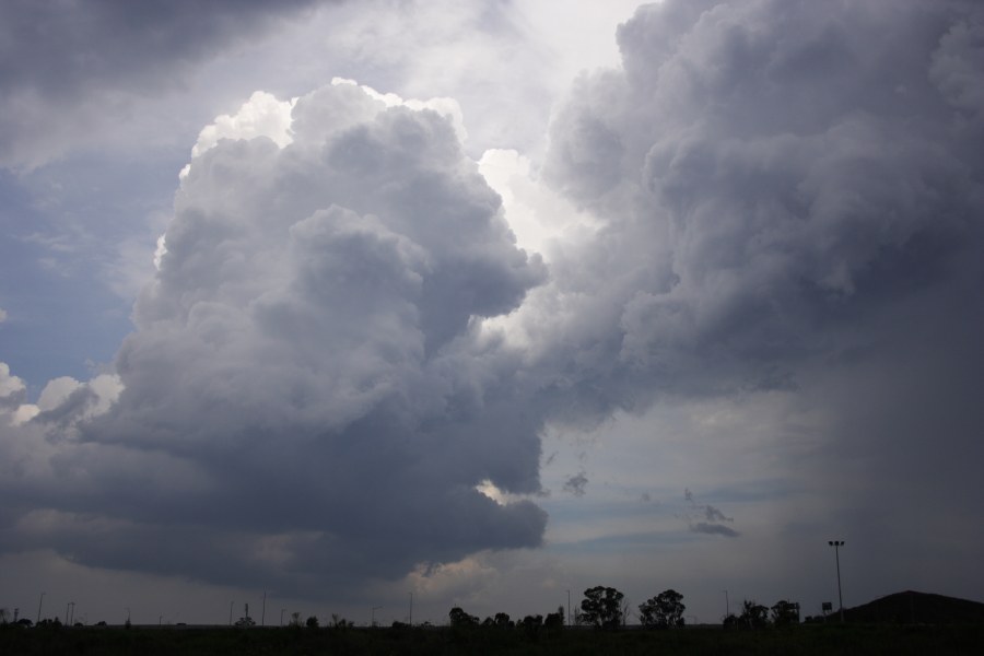 thunderstorm cumulonimbus_calvus : near Cross Roads, NSW   9 December 2007