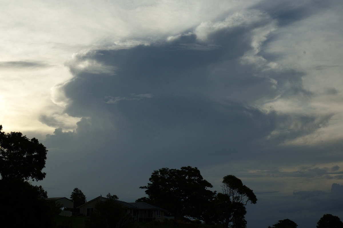 anvil thunderstorm_anvils : McLeans Ridges, NSW   16 December 2007