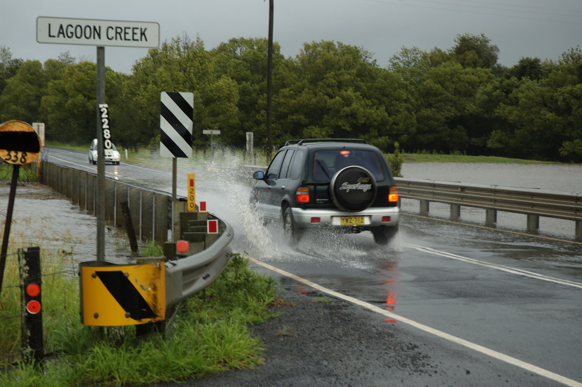 flashflooding flood_pictures : near Lismore, NSW   4 January 2008