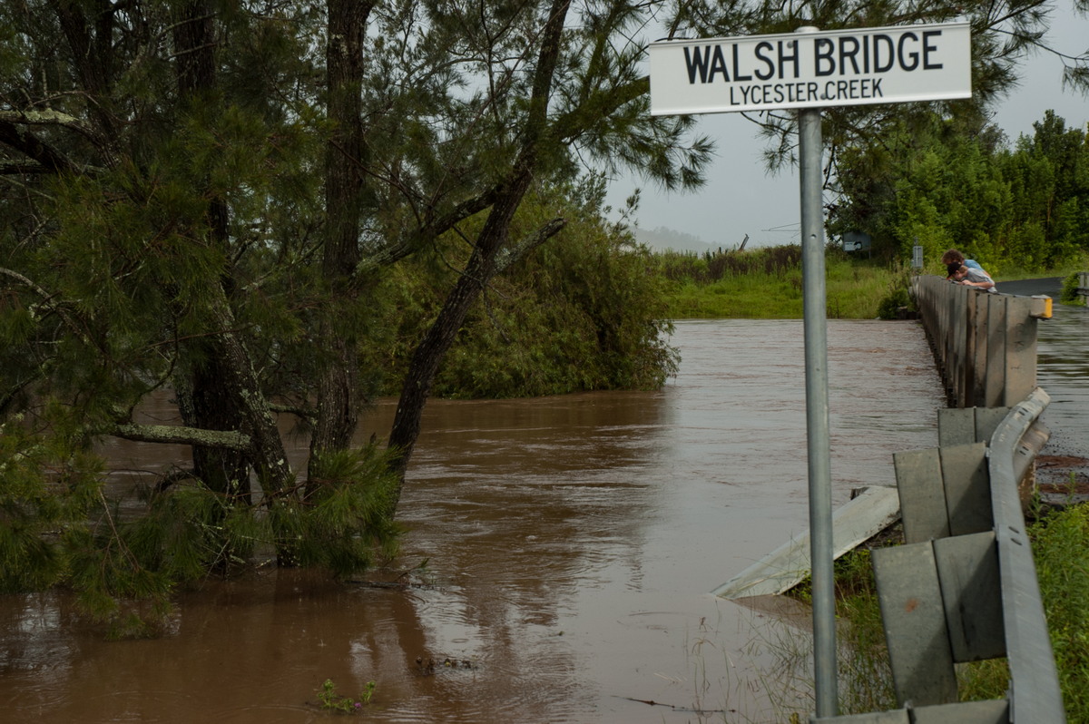 flashflooding flood_pictures : Leycester, NSW   5 January 2008