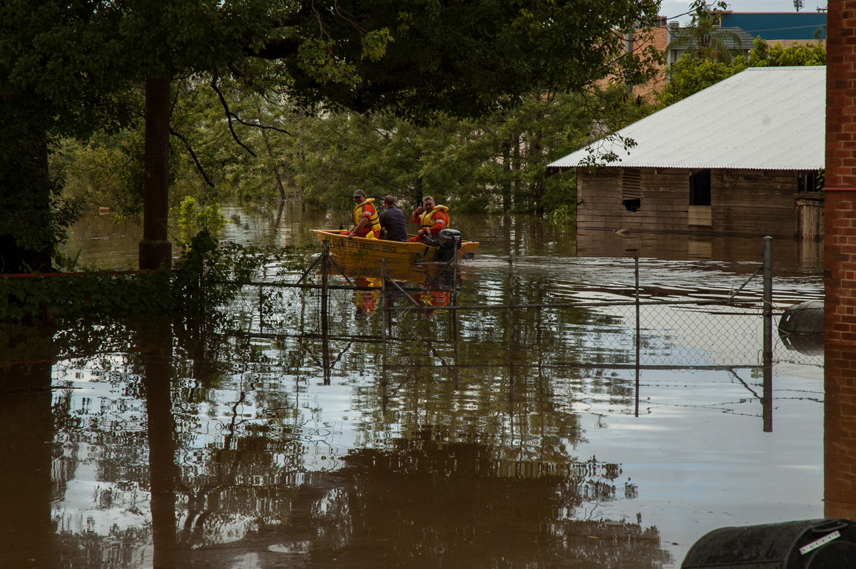 flashflooding flood_pictures : Lismore, NSW   5 January 2008