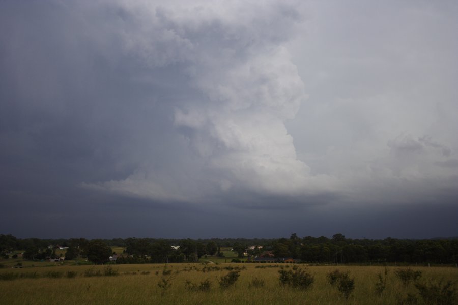 thunderstorm cumulonimbus_incus : near Cross Roads, NSW   26 February 2008