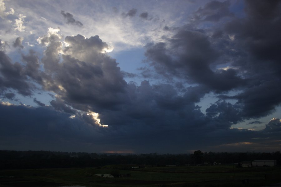 altocumulus castellanus : Schofields, NSW   27 February 2008