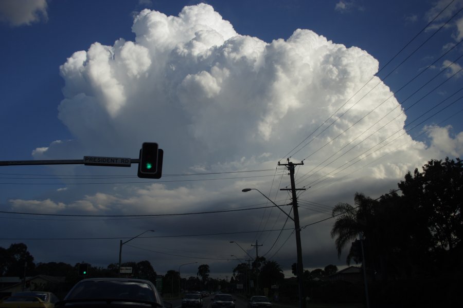 thunderstorm cumulonimbus_incus : Kellyville, NSW   29 March 2008