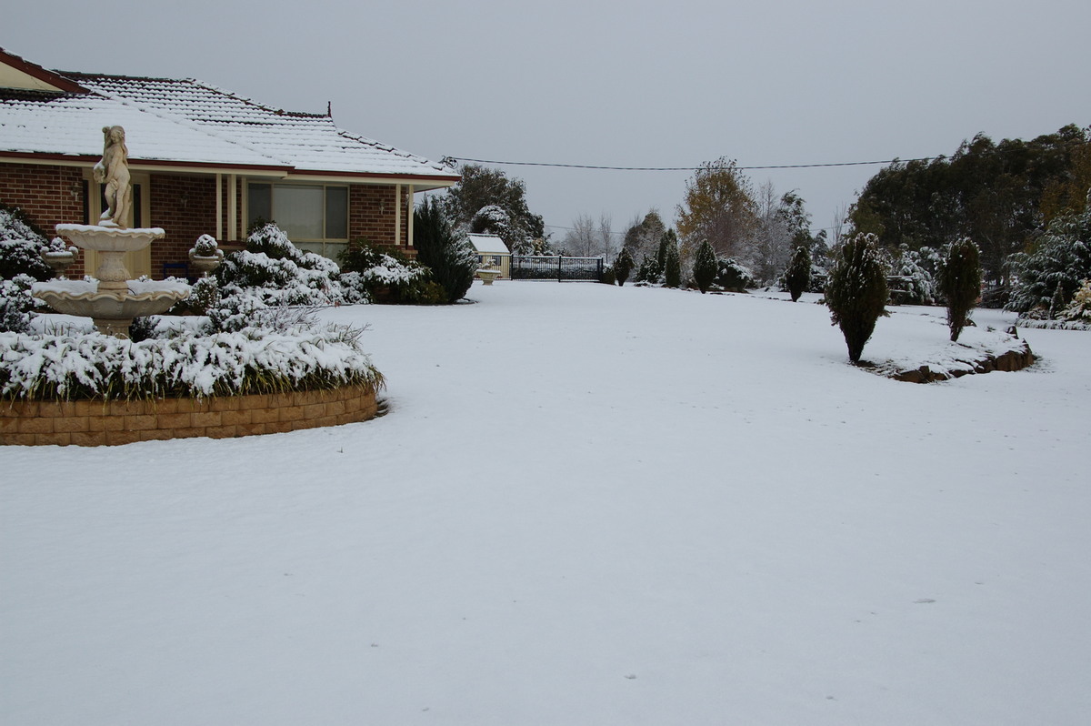 snow snow_pictures : Guyra, NSW   18 May 2008