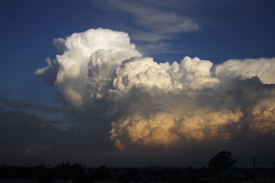 thunderstorm cumulonimbus_incus : Schofields, NSW   28 May 2008