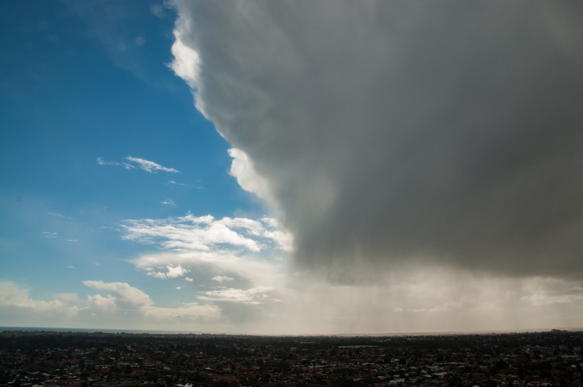 thunderstorm cumulonimbus_incus : Adelaide, SA   21 August 2008