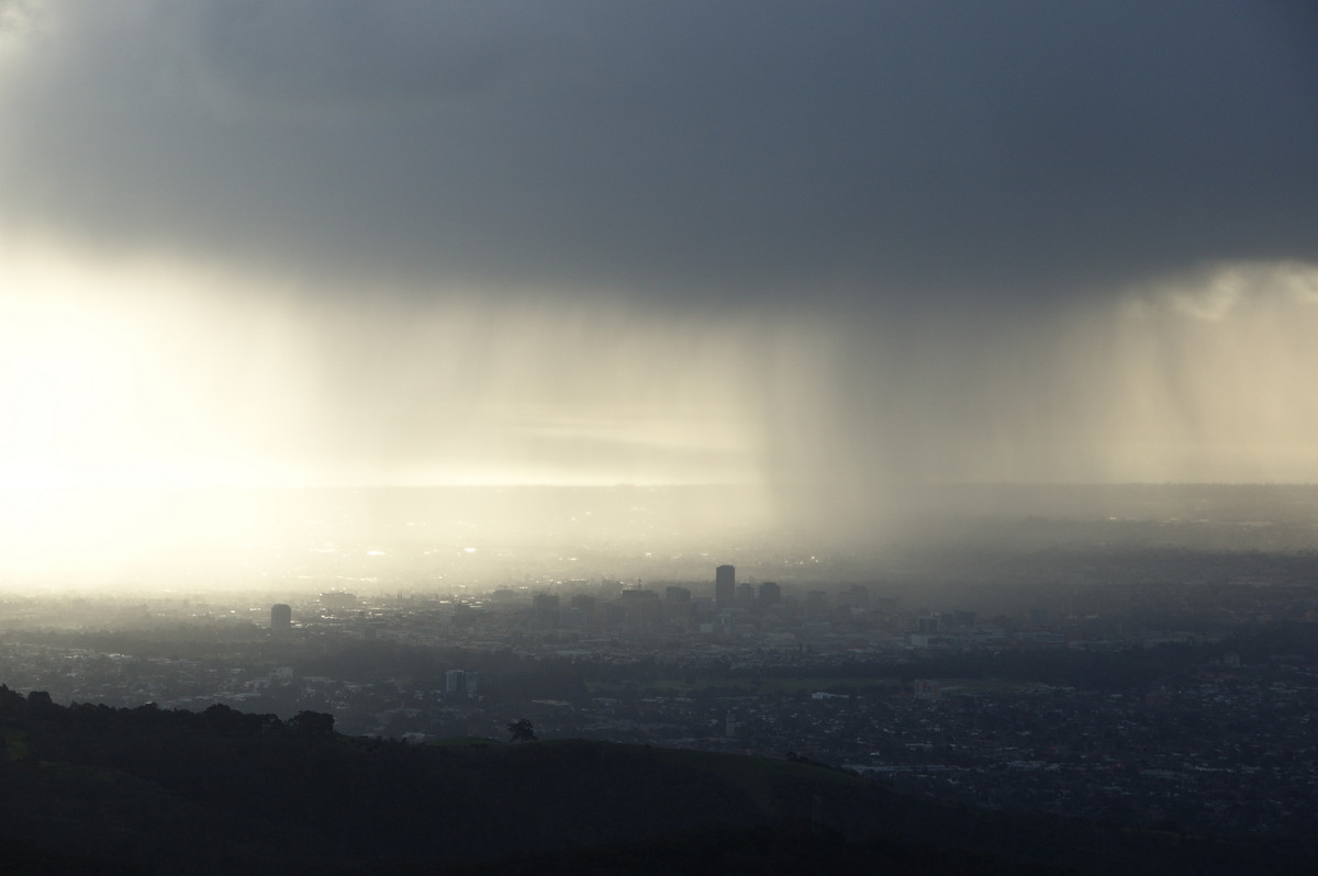 raincascade precipitation_cascade : Mt Lofty, SA   21 August 2008