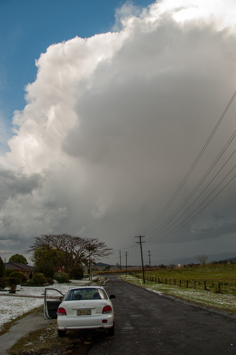 thunderstorm cumulonimbus_incus : Geneva, NSW   20 September 2008