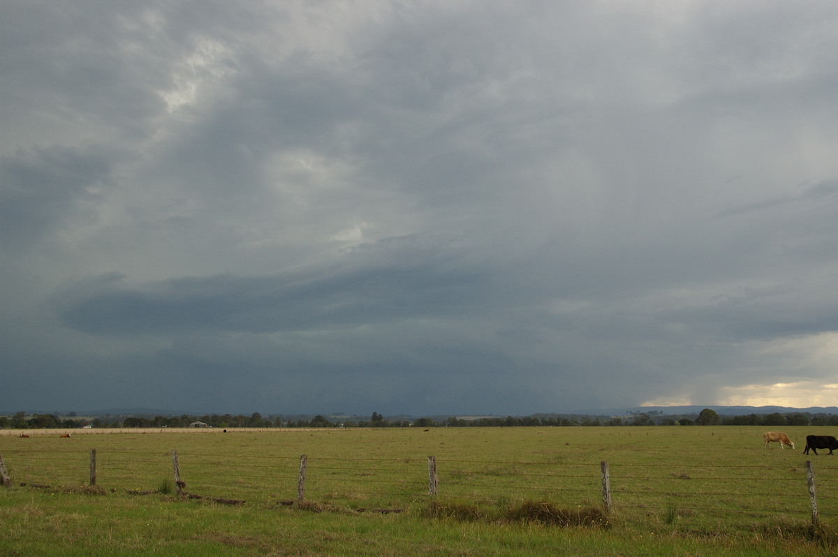 cumulonimbus thunderstorm_base : N of Casino, NSW   21 September 2008