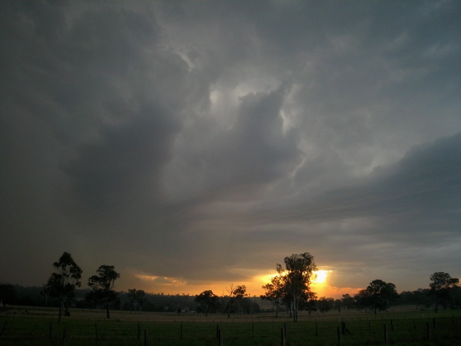 sunset sunset_pictures : near Muswelllbrook, NSW   5 October 2008