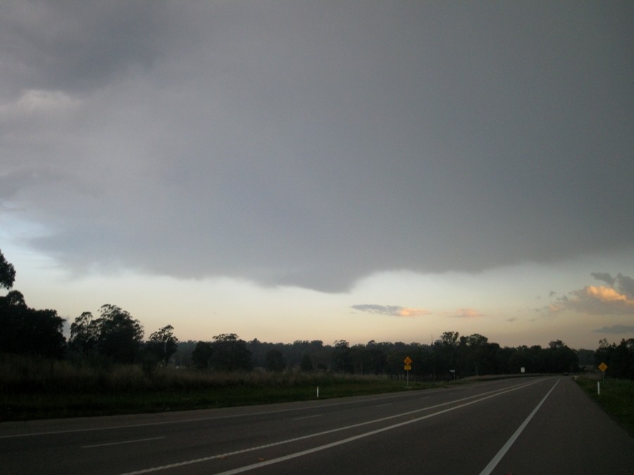 anvil thunderstorm_anvils : near Muswelllbrook, NSW   5 October 2008