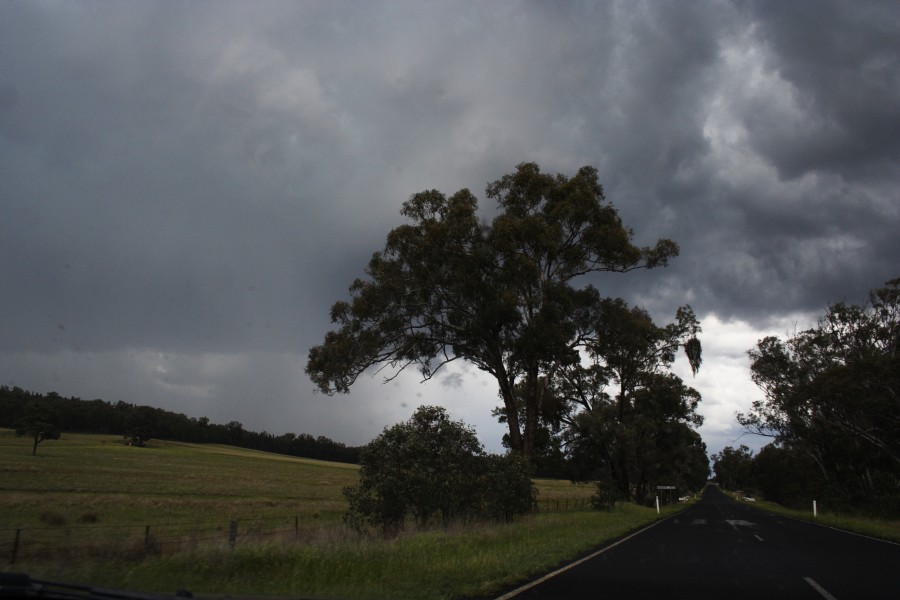 raincascade precipitation_cascade : N of Ulan, NSW   10 October 2008