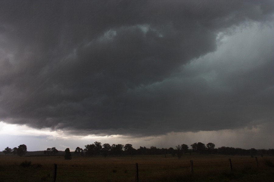 raincascade precipitation_cascade : N of Ulan, NSW   10 October 2008